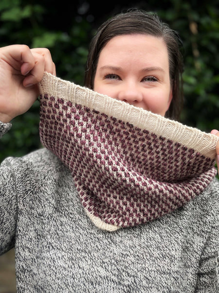 Full Fashioned Cowl PDF- Knitting Pattern