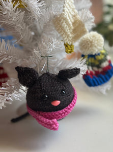 Holiday Kitty Ornament
