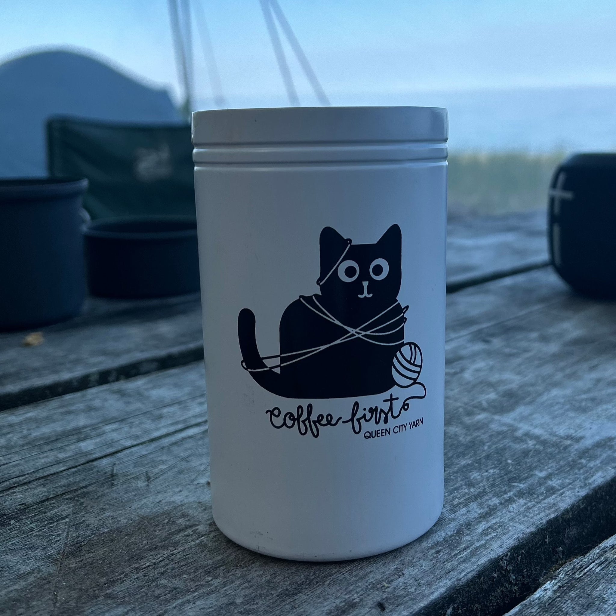 Coffee First Kitty Tumbler