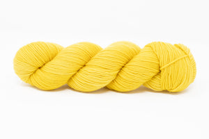 yellow yarn, sport weight yarn