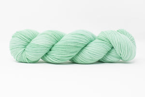 seafoam green yarn, sport weight yarn
