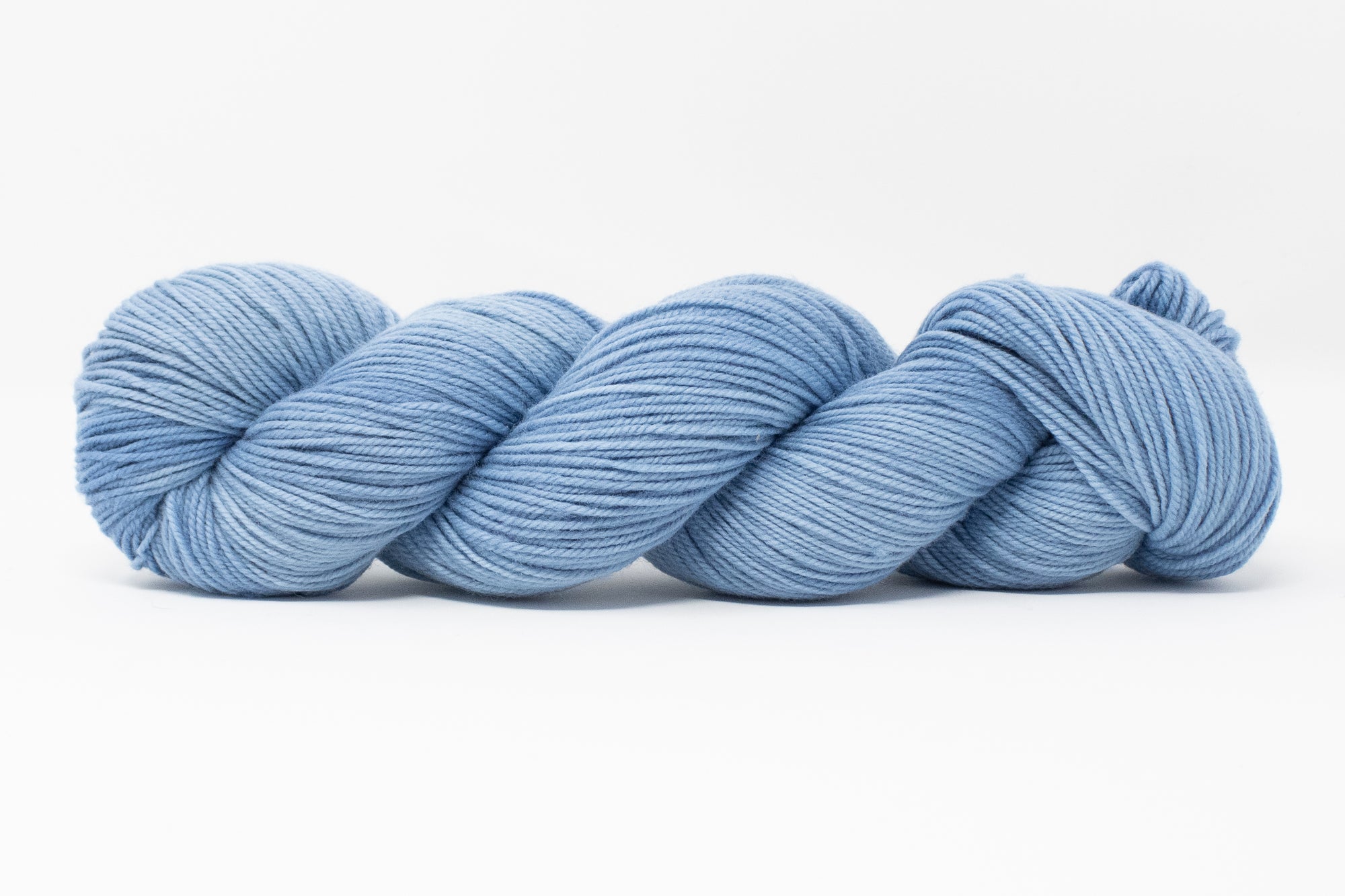 light blue yarn