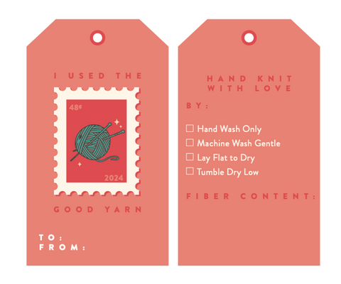 Printable I Used the Good Yarn Gift Tag