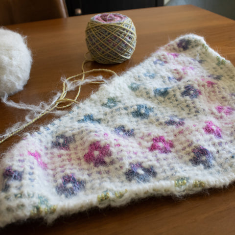 Pressed Flowers Shawl Kits