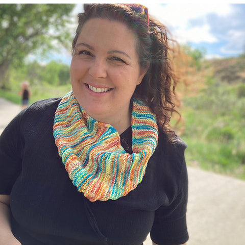 Want S'more Light Cowl PDF- Knitting Pattern – Queen City Yarn