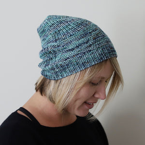 Four Square Hat PDF- Knitting Pattern