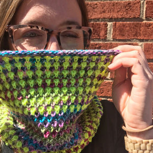 Punky Power Cowl PDF- Knitting Pattern