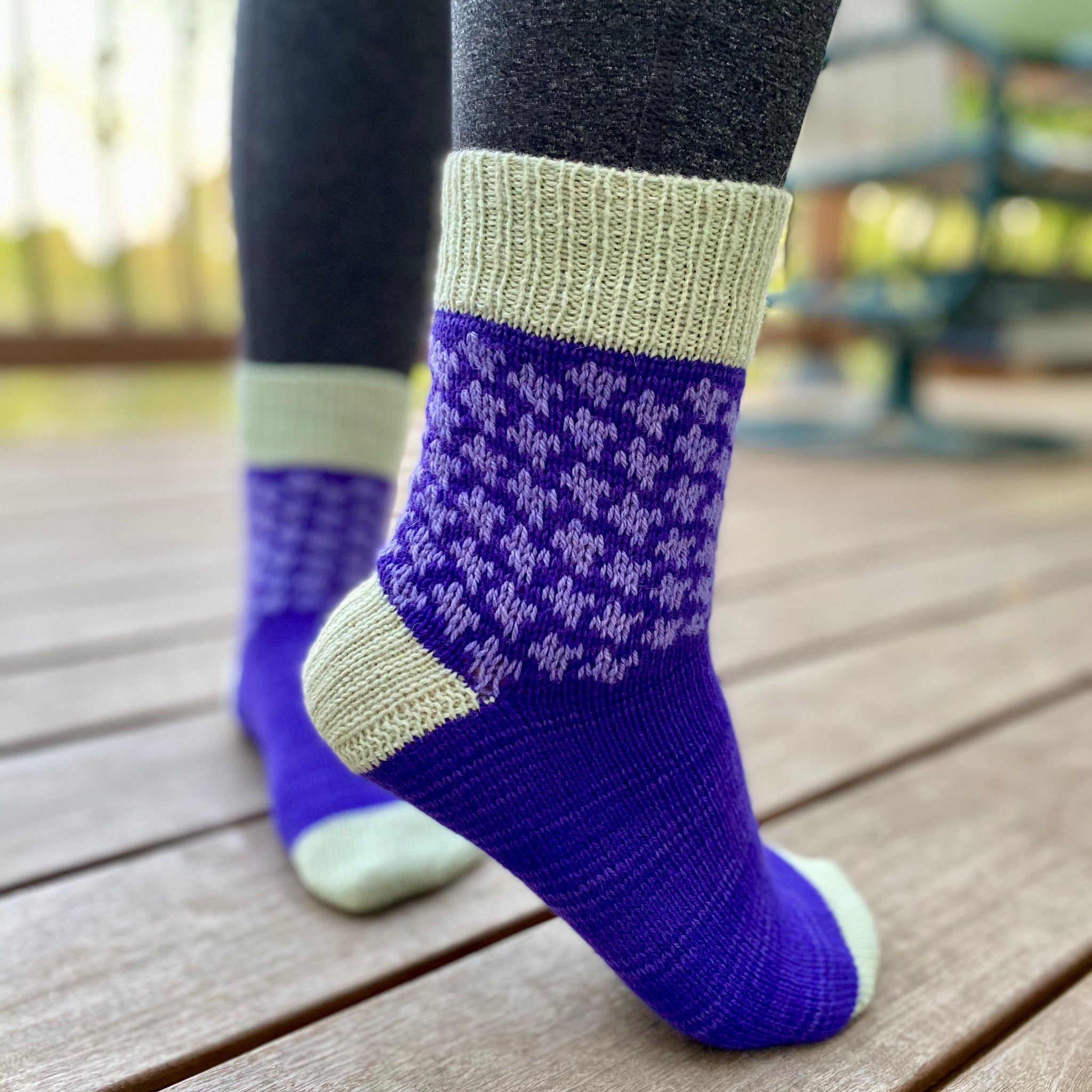 BerryTwill Socks PDF- Knitting Pattern