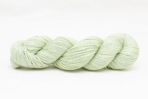 light green yarn silk/linen blend