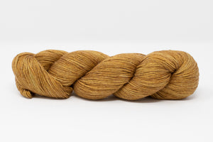 golden brown yarn silk/linen blend