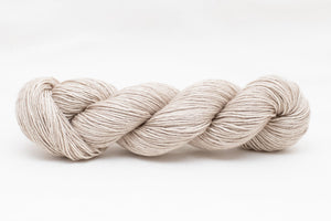 sand white yarn silk/linen blend