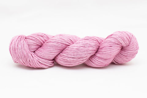 pink yarn silk/linen blend