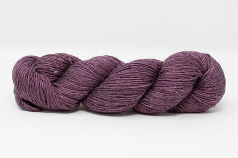 dark purple yarn silk/linen blend