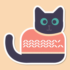 Sweater Kitty Sticker