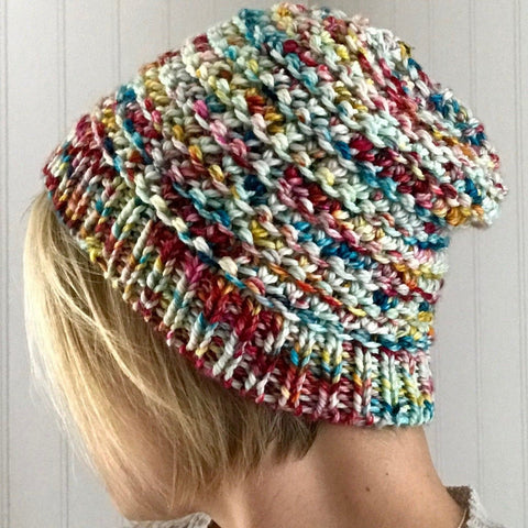 Bulky Treadhead Hat PDF- Knitting Pattern